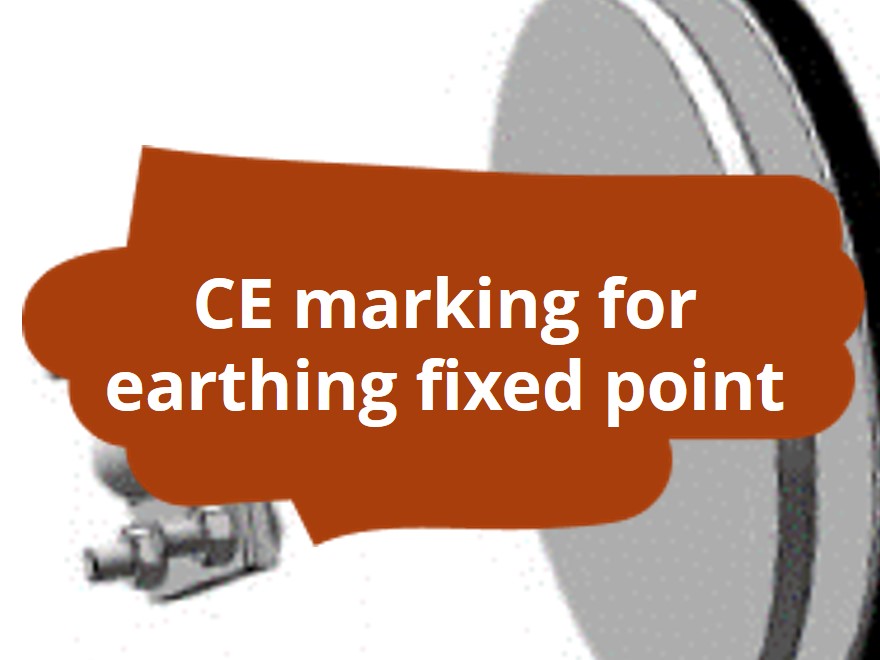 CE-Kennzeichnung und Konformitätserklärung für Erdungsfestpunkt