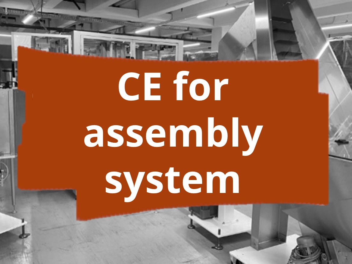 Conformity assessment procedure and CE marking for automated assembly systems
