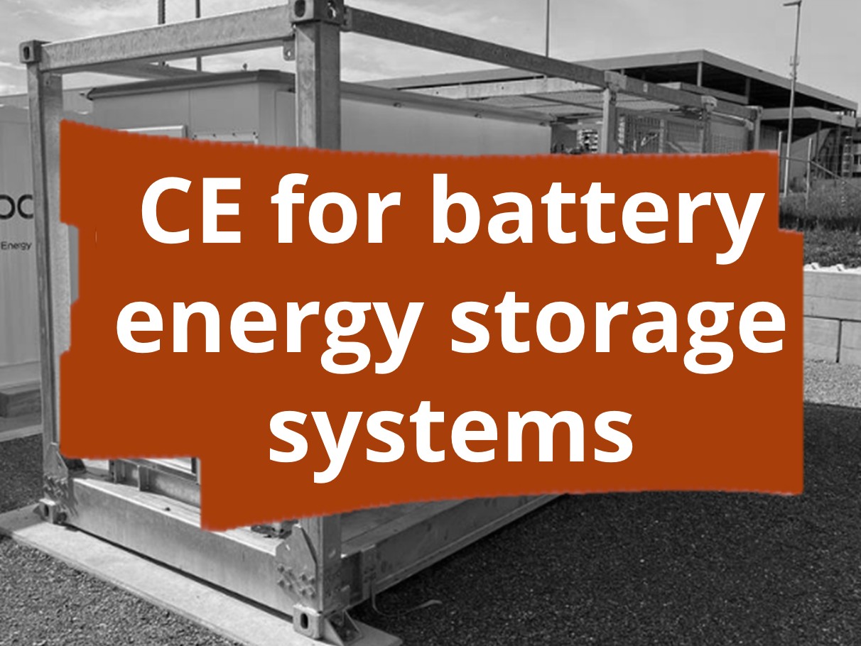 Conformity assessment procedure and CE marking for stationary battery energy storage systems​