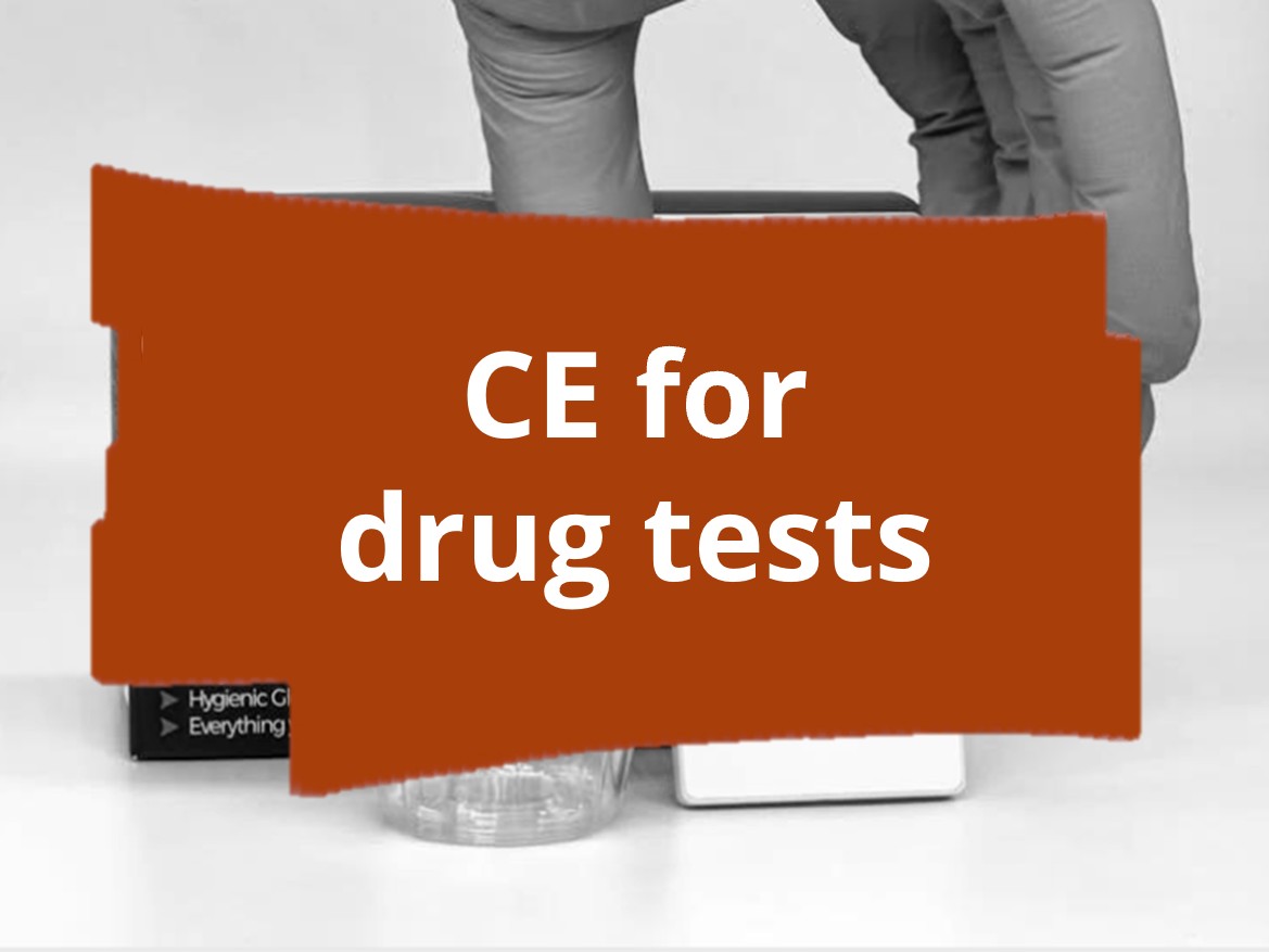 CE marking and declaration of conformity of drug tests