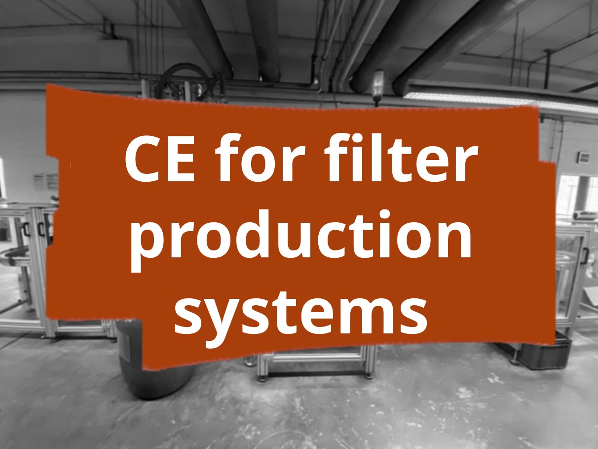 Conformity assessment procedure and CE marking for automated filter production systems​