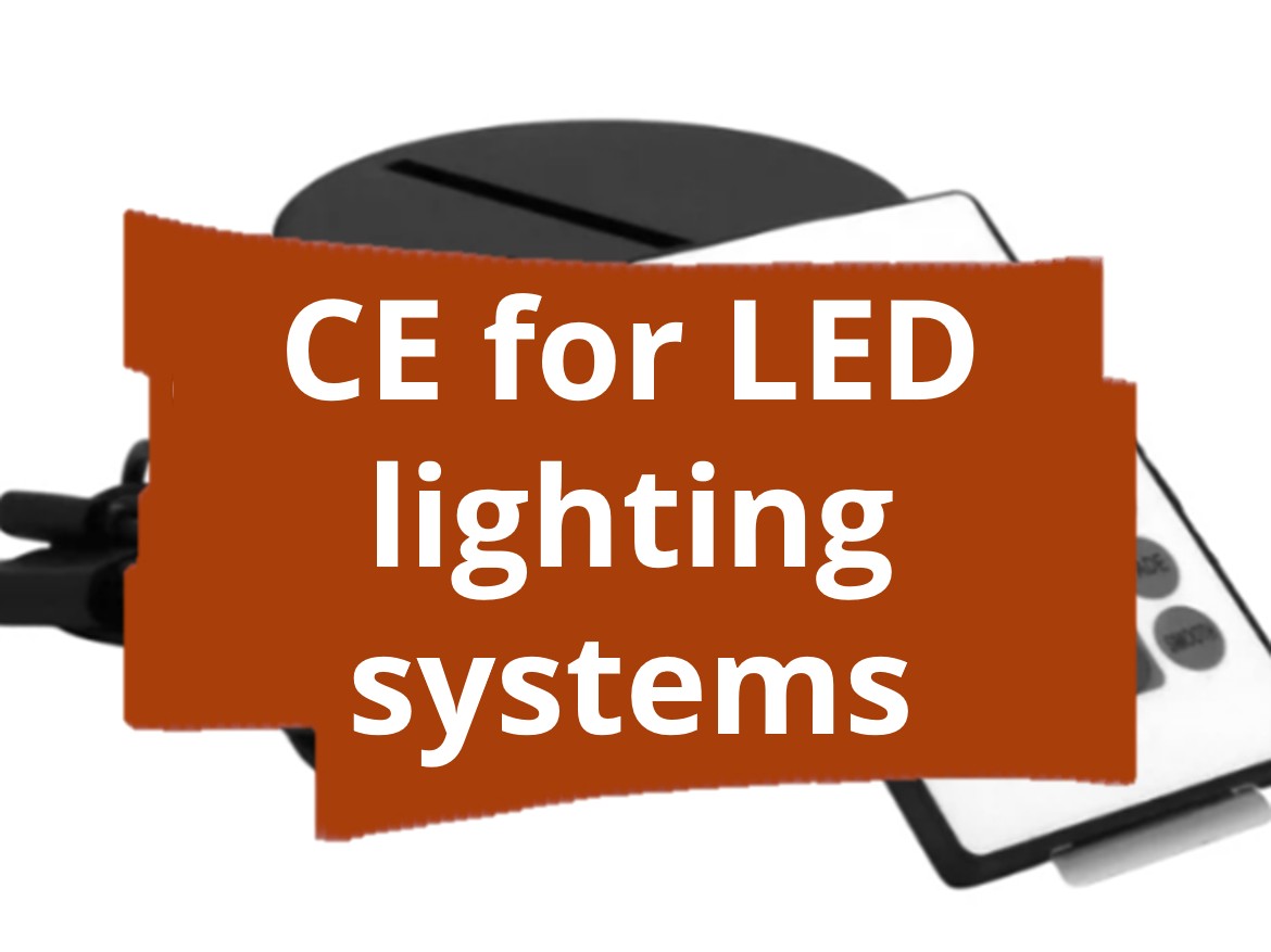 Conformity assessment procedure and CE marking for LED lighting systems with remote control