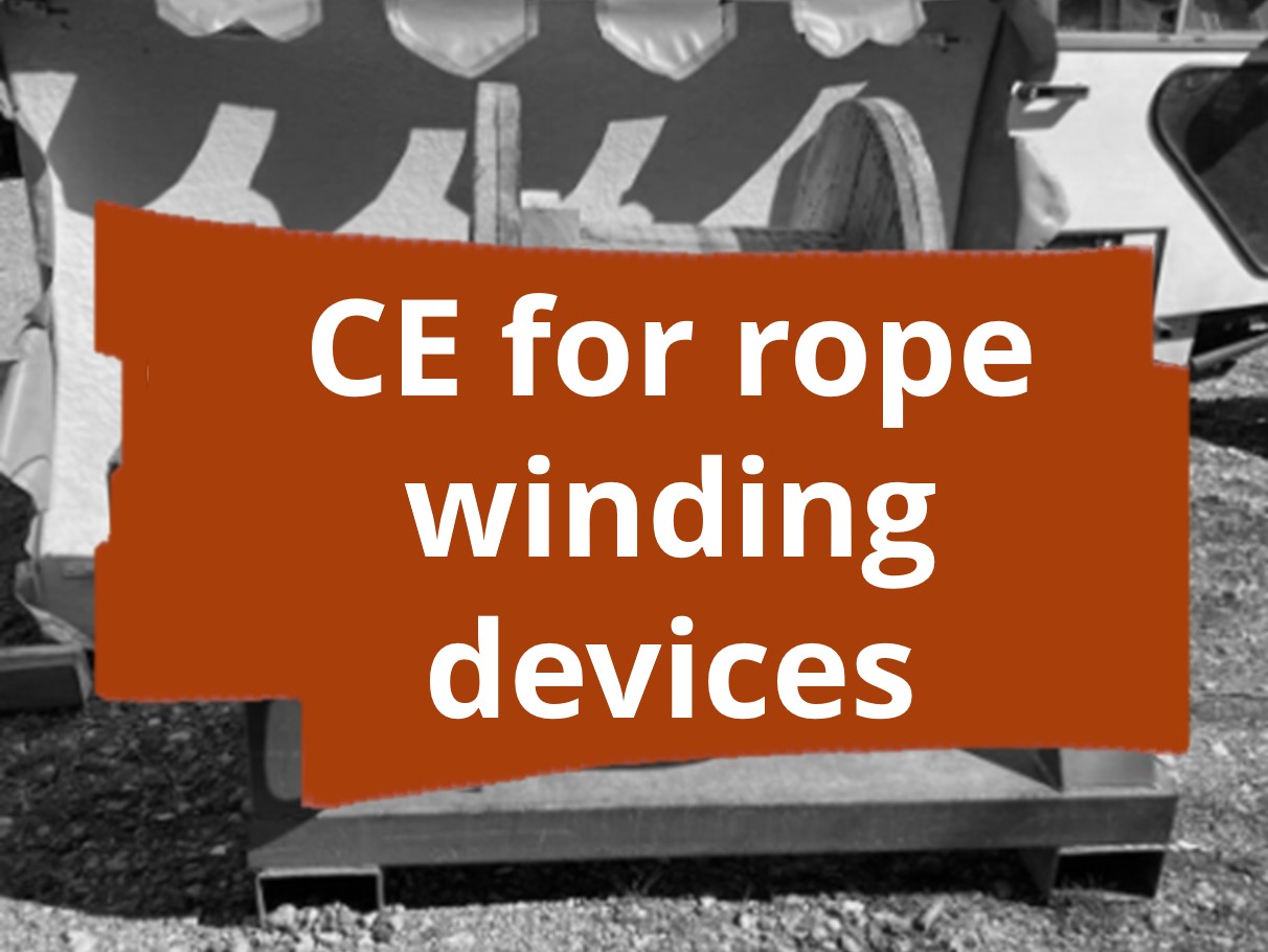 Conformity assessment procedure and CE marking for rope winding devices in recreational facilities​