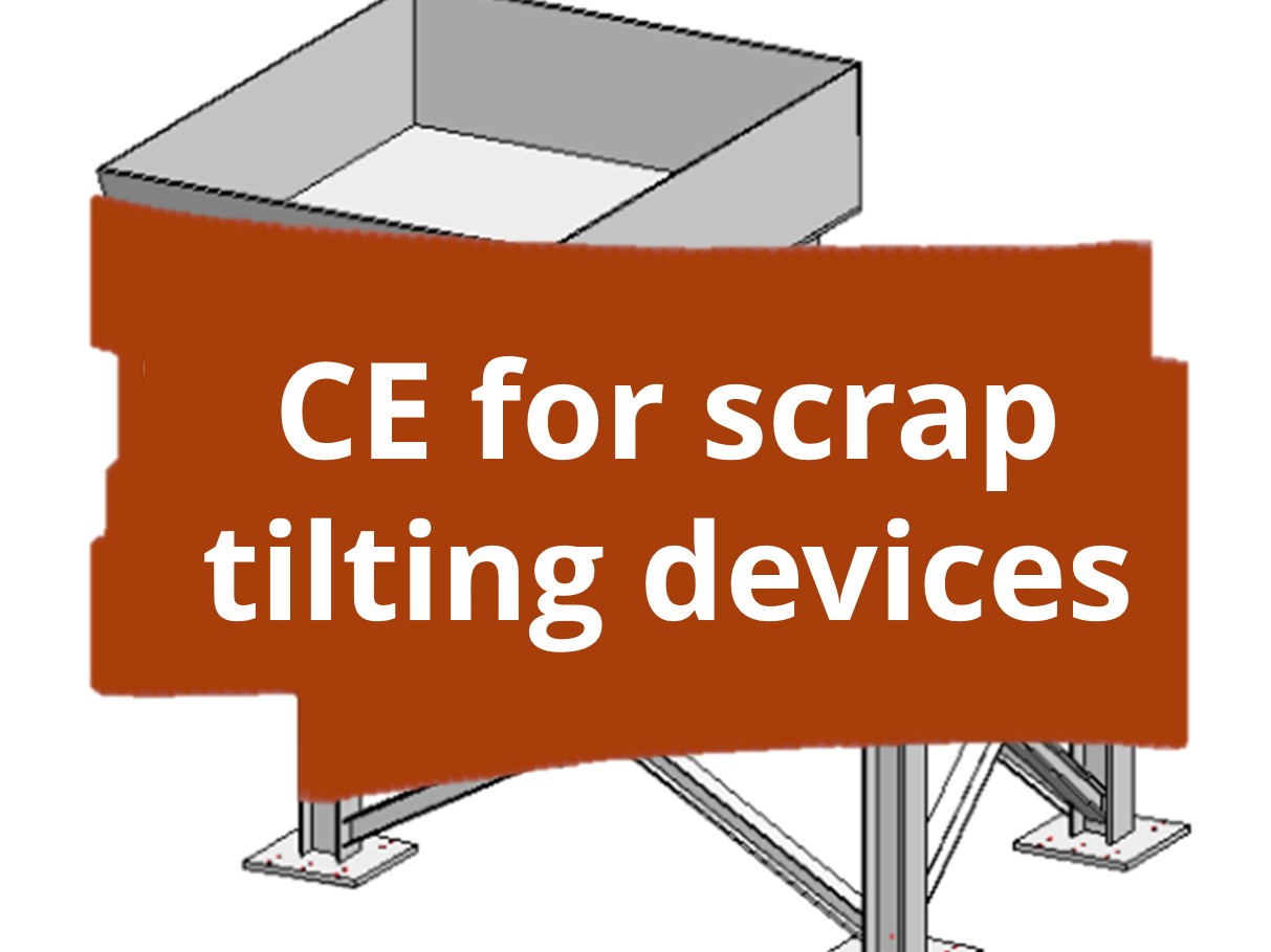 Conformity assessment procedure and CE marking for scrap tilting devices in industrial applications​