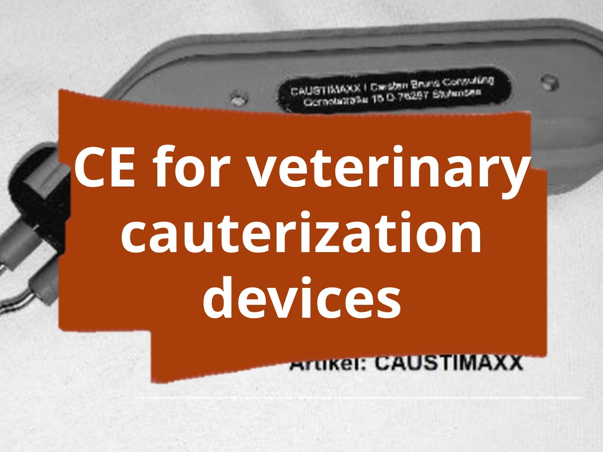 Conformity assessment procedure and CE marking for veterinary cauterization devices​