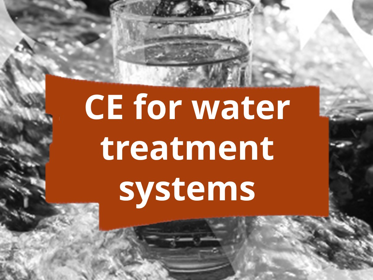 Conformity assessment procedure and CE marking for water treatment systems​
