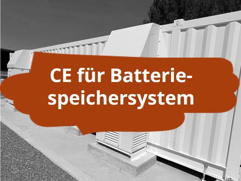 CE-Kennzeichnung und Konformitätserklärung für industrielles Batteriespeichersysteme zur Kapazitätssteuerung der Netzauslastung.
