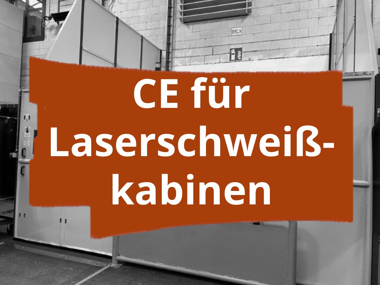Konformitätsbewertungsverfahren und CE-Kennzeichnung für Laserschweißkabinen mit handgeführten Lasergeräten