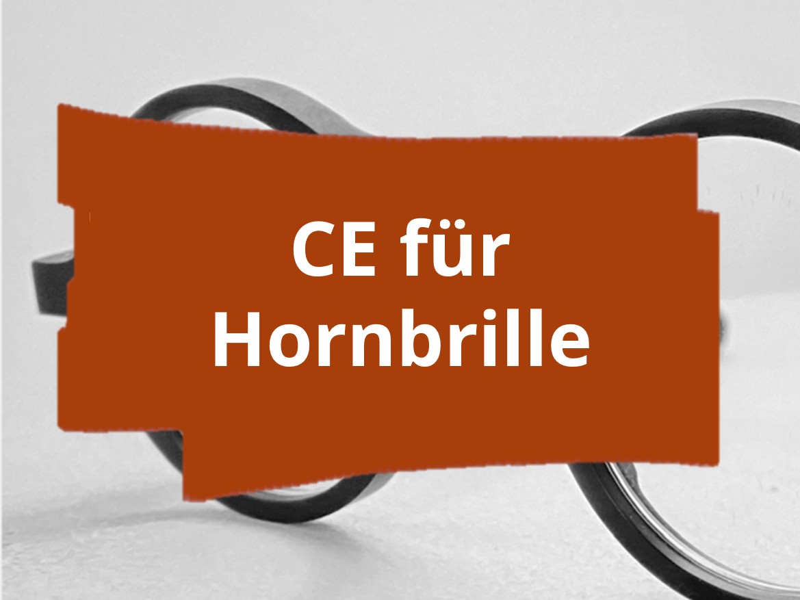 CE-Kennzeichnung und Konformitätserklärung von Brillen.