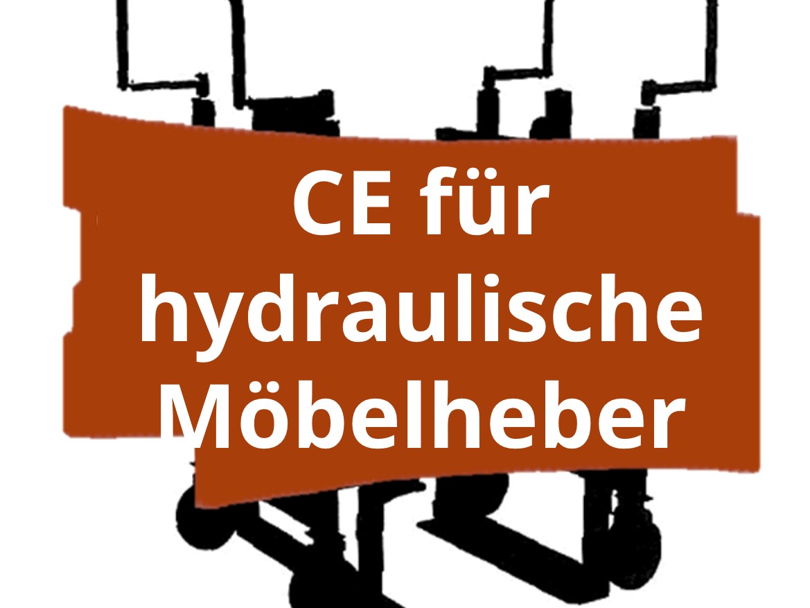 Konformitätsbewertungsverfahren und CE-Kennzeichnung für hydraulische Möbelheber