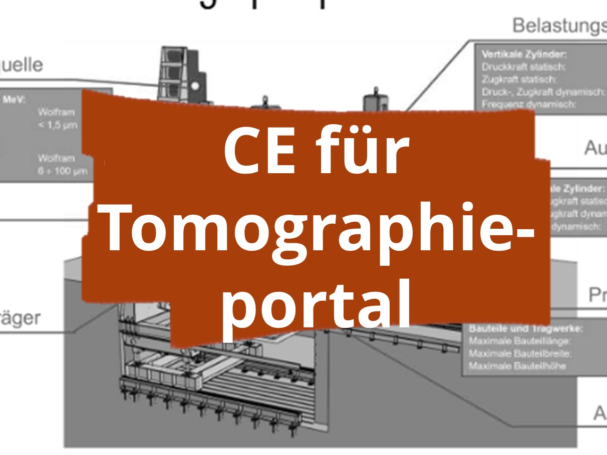 Konformitätsbewertungsverfahren und CE-Kennzeichnung für industrielles Tomographieportal