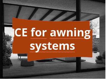 Conformity assessment procedure and CE marking for conservatory shading systemss