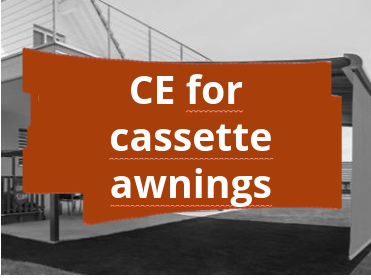 Conformity assessment procedure and CE marking for motorized awning systems