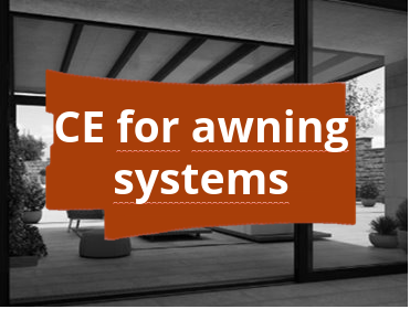 Conformity assessment procedure and CE marking for conservatory shading systems​
