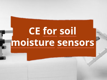 Conformity assessment procedure and CE marking for soil moisture sensors with radio function
