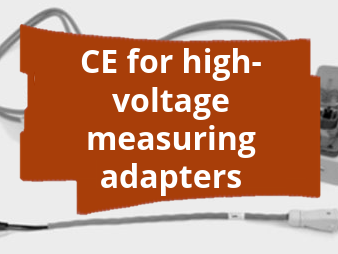 Conformity assessment procedure and CE marking for high-voltage measuring adapters