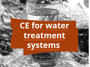 Conformity assessment procedure and CE marking for water treatment systems