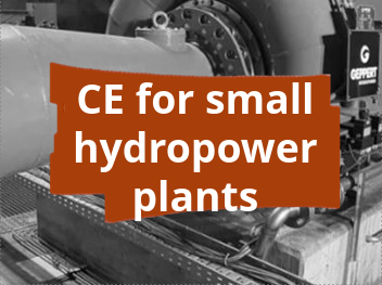 Conformity assessment procedure and CE marking for small hydropower plants