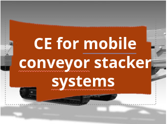 Conformity assessment procedure and CE marking for conveyor stacker systems with remote control