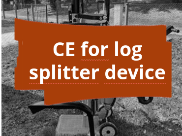 Conformity assessment procedure and CE marking for hydraulic log splitters