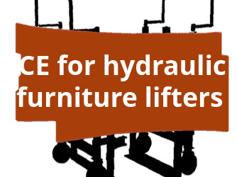Conformity assessment procedure and CE marking for hydraulic furniture lifters