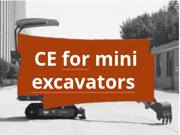 Conformity assessment procedure and CE marking for mini excavators in the earthmoving sector