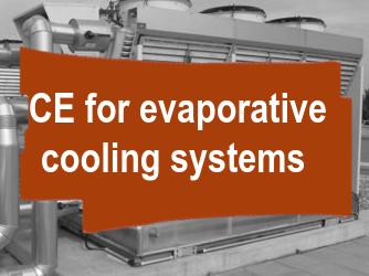 Conformity assessment procedure and CE marking for industrial evaporative cooling systems