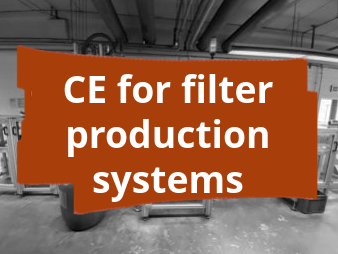 Conformity assessment procedure and CE marking for automated filter production systems