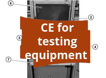 Conformity assessment procedure and CE marking for testing equipment in industrial quality assurance