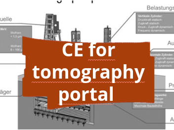Conformity assessment procedure and CE marking for industrial tomography portal
