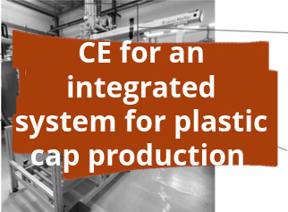 Conformity assessment procedure and CE marking for an integrated system for production and packaging of plastic caps